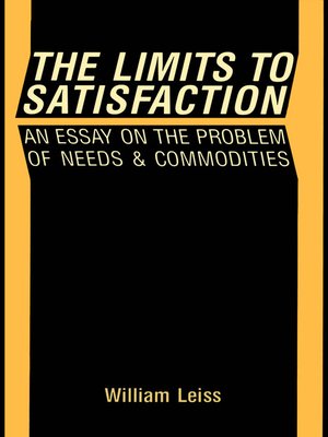 cover image of Limits to Satisfaction